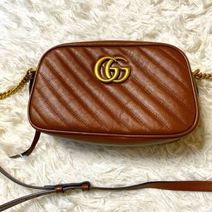 Gucci camera bag. Brown. Mint condition.